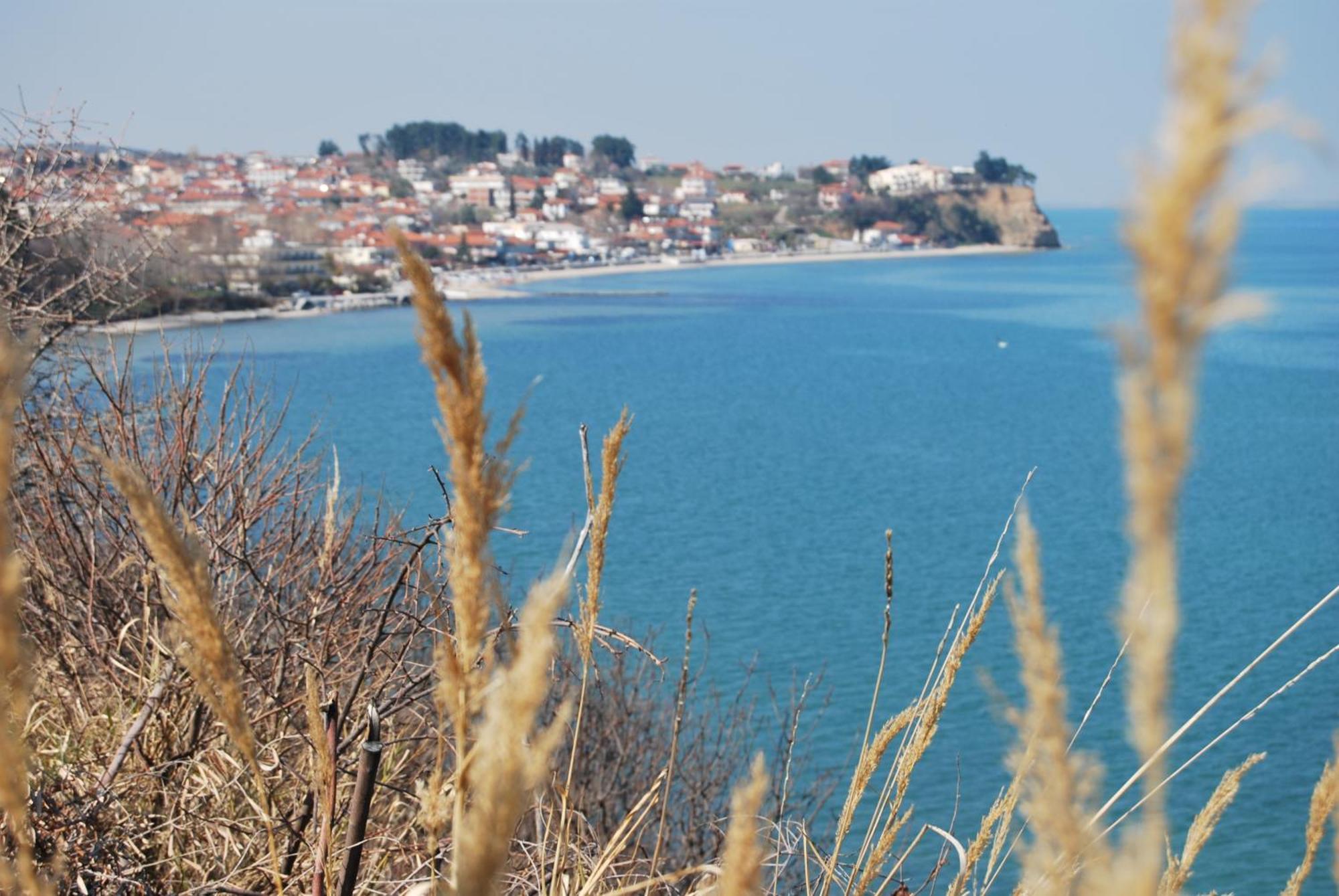 Hotel Achillion Makrygialos Bagian luar foto